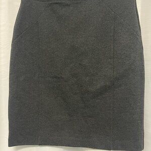 NWT Mario Serrani Bodymagic Pencil Skirt Grey / Capsule Wardrobe / Minimalist